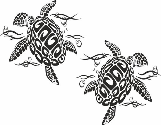 Picture of Turtle Decals / Stickers