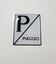 Picture of Vespa "Piaggio"front Fairing Horncast insert for Badge Holder
