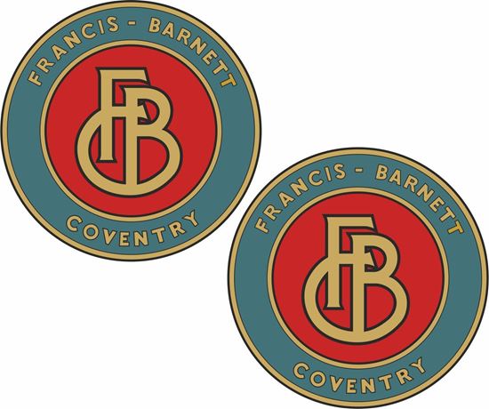 Picture of Francis Barnett Motorcycle Decals / Stickers