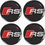 Picture of Audi RS Wheel centre Gel Badges