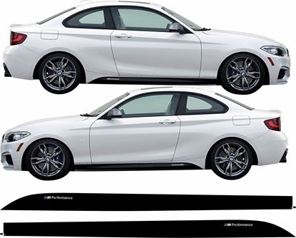 Picture of 2 Series F22 Performance side Sill Stripes / Stickers