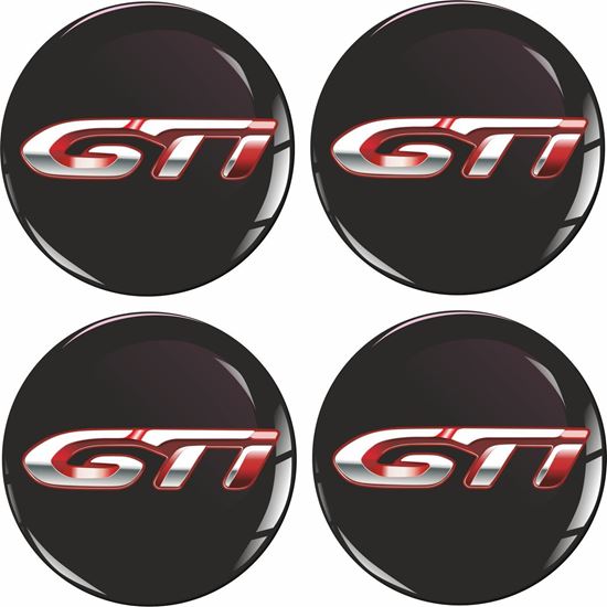 Picture of Peugeot GTi Wheel centre Gel Badges