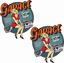 Picture of Vintage Garage Service & Repair Decals / Stickers