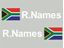 Picture of South Africa Glass / Panel Driver Name Decals / Stickers