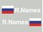 Picture of Russia Glass / Panel Driver Name Decals / Stickers