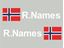 Picture of Norway Glass / Panel Driver Name Decals / Stickers
