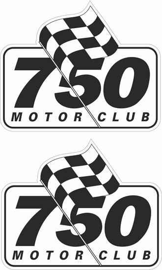 Picture of 750 Motor Club Decals / Stickers