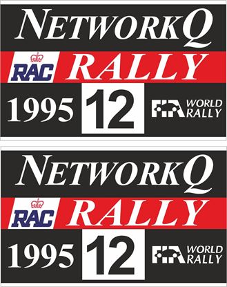 Picture of Network Q RAC Rally  Door Decals / Stickers