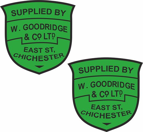 Picture of W.Goodridge Chichester Dealer Decals / Sticker