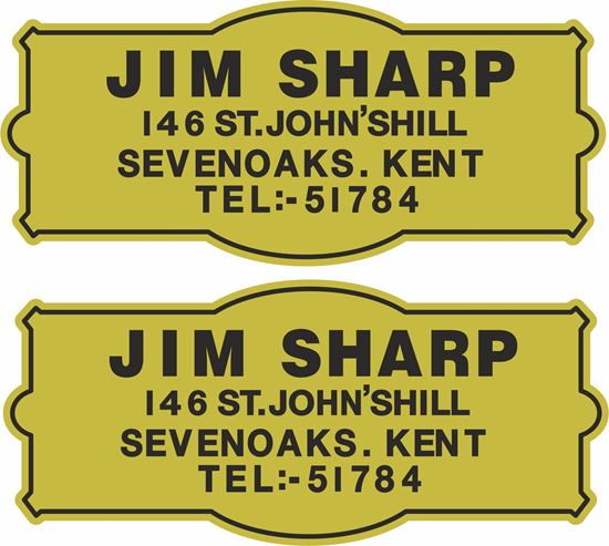 Picture of Jim Sharp Kent Dealer Decals / Stickers