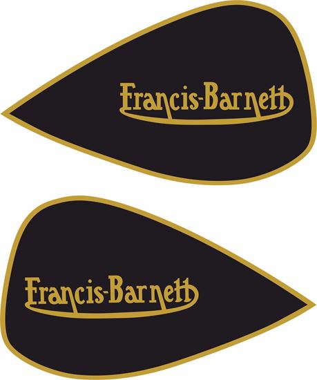 Picture of Francis Barnett Motorcycle replacement Decals / Stickers