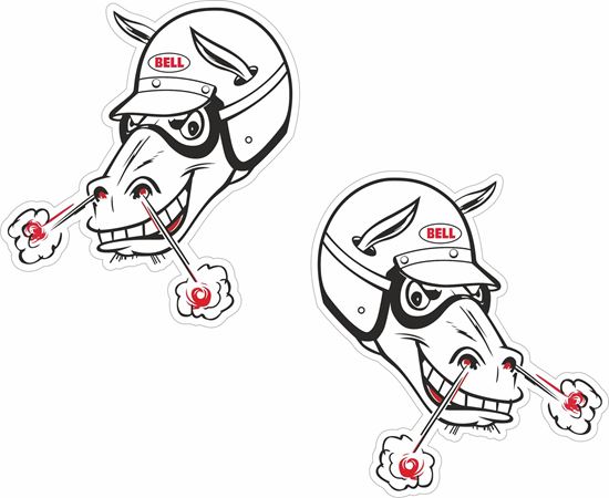 Picture of "Bell" Shield Decals / Stickers