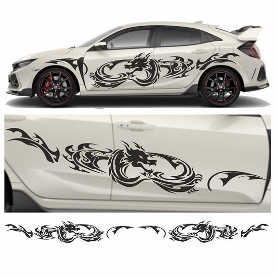 Picture of JDM side Dragon Tribal Graphics