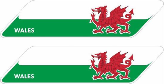 Picture of Wales 70mm Exterior Gel Badges