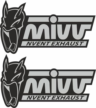 Picture of Mivv Invent Exhaust Decals / Stickers