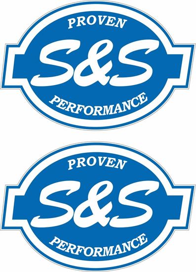 Picture of "S&S Performance"  Track and street race sponsor Decals / Stickers