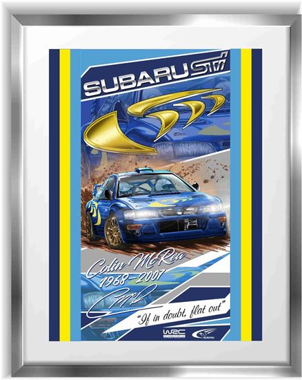 Picture of Subaru RB22 Colin McRea WRC Wall Frame Art Print