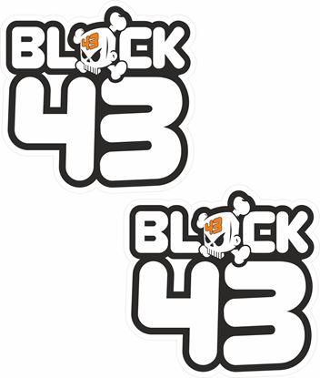 Picture of Ken Block "Block 43" Decals / Stickers