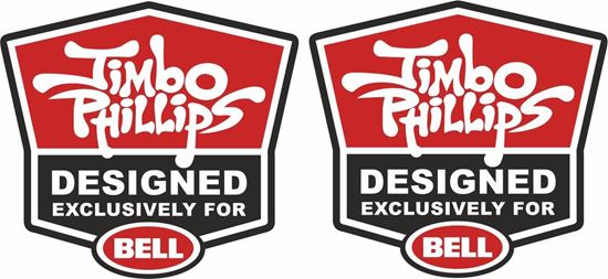 Picture of Jimbo Philips Bell Track and street race sponsor Decals / Stickers