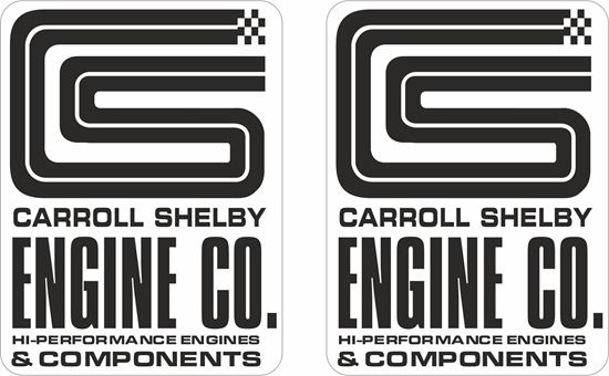 Picture of Carroll Shelby Engine Co Decals / Stickers