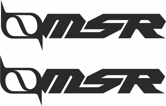 Picture of "MSR" Track and street race sponsor logo