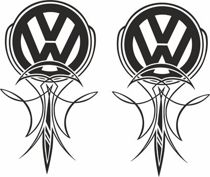 Picture of VW scroll Decals / Stickers