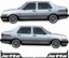 Picture of VW Jetta MK2 side rear quarter Decals / Stickers