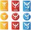 Picture of Pokemon Go Team Instinct / Valor / Mystic Gel Badges