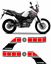 Picture of Yamaha XT660Z 2008 - 2010 replacement Decals / Stickers