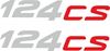 Picture of Fiat 124 CS Decals / Stickers