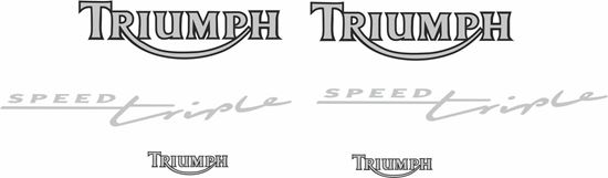 Picture of Triumph Speed Triple 1994 - 1996 Decals / Stickers