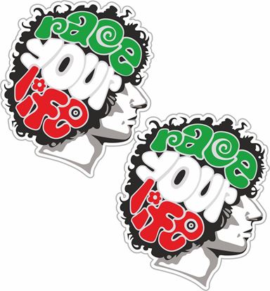 Marco Simoncelli 58 Super Sic RIP MotoGP Racing Vinyl Decal Sticker – 100mm