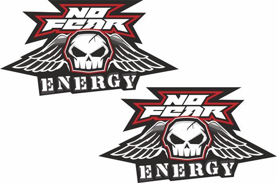 Picture of No Fear Energy Decals / Stickers