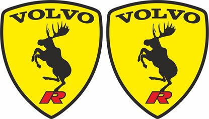 Picture of Volvo R Prancing Moose wing Decals / Stickers