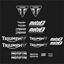 Picture of Triumph 765 Triple Moto2 MotoGP replica Decals / Stickers