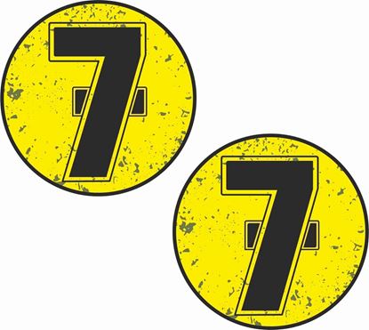 Picture of "7 Barry Sheene" Decals / Stickers