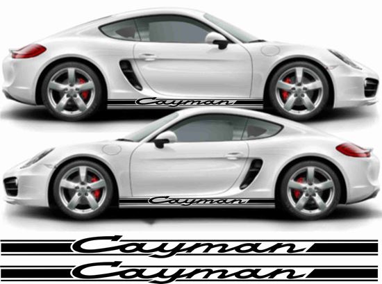 Picture of Porsche 981 Cayman Stripes / Stickers