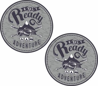 Picture of Get ready for Adventure Decals / Stickers