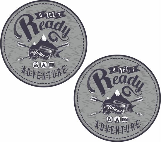 Picture of Get ready for Adventure Decals / Stickers