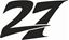 Picture of "27" Factory Suzuki RGV500 Katsu Fuliwara Track and street race nose cone number Decal / Sticker
