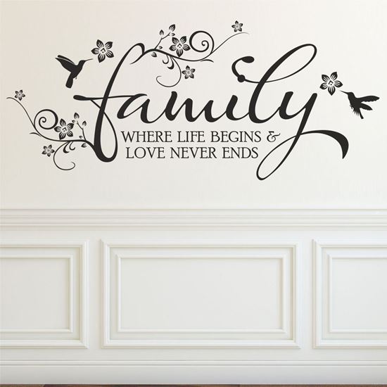 Picture of "Family..."  Wall Art sticker