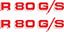Picture of BMW R 80GS replacement side panel Decals / Stickers