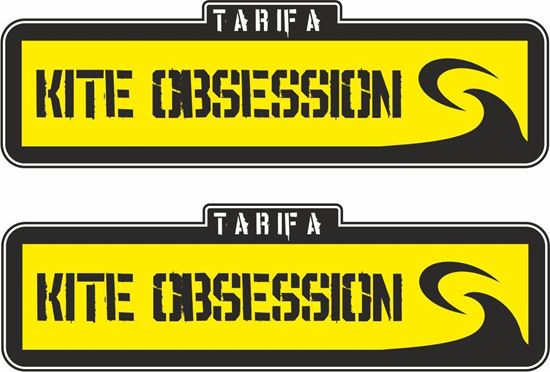 Picture of Tarifa Kite Obsession Decals / Stickers