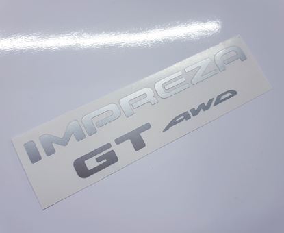 Picture of Impreza GT AWD replacement boot lid Decal / Sticker