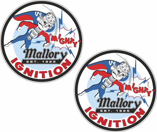 Picture of Mallory Ignition Decals / Stickers