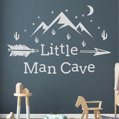 Picture of "Little Man Cave" Wall Art sticker