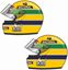 Picture of Ayrton Senna Helmet Decals / Stickers