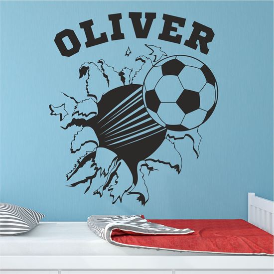 Picture of Football Custom Name Wall Art sticker