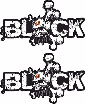 Picture of Ken Block "Block 43" Decals / Stickers