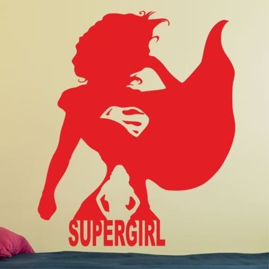 Picture of "Supergirl"  Wall Art sticker